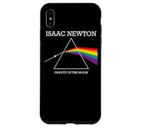 Nerdy Isaac Newton Prism Gravity of the Moon Rock Music Geek Case for iPhone XS Max
