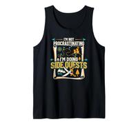 Nerdy PC Players Love Doing Side quests on the Weekend Tank Top