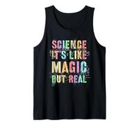 Nerdy Science It's Like Magic BUT Real Biology Mom Inspire Tank Top