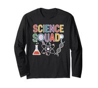 Nerdy Science Squad Teacher Mom Learn STEM Nerd Robotics Long Sleeve T-Shirt