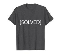 Nerdy Solved Computer Science Troubleshooting T-Shirt, Men, Dark Heather Grey, XX-Large