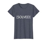 Nerdy Solved Computer Science Troubleshooting T-Shirt, Women, Heather Blue, XX-Large