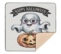 Nerdy Spirit Happy Halloween Large Stylish Baby Gym & Activity Mat for Floor Portable Baby Kick Crawling Mat for Baby Toddler Infant, 50'' x 50''