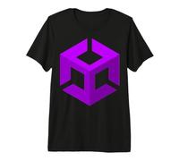 Nerdy Unity Cube Computer Programmer Program Math Teacher Premium T-Shirt