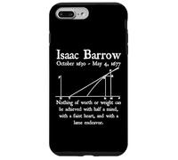 Nerdy Vintage Isaac Barrow Calculus Algebra Math Teacher Case for iPhone 7 Plus/8 Plus