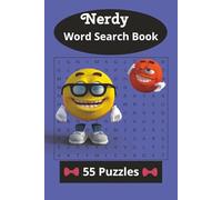 Nerdy Word Search Book: 6x9 Inches | 110 Pages | 55 Puzzles