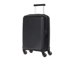 Nere - Bondi Cabin Suitcase, Lightweight Hard Shell, Spinner Wheels, Adjustable Handle, Carry On Luggage Approved by easyjet, Ryanair & British Airways, Black