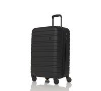 Nere - Stori - ABS Hard-Shell Suitcase Collection - 8-Spinner Wheels - Self-Repairing Zip - Built-in TSA Combination Lock - Expanding Luggage (Black, Medium)