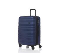 Nere - Stori - ABS Hard-Shell Suitcase Collection - 8-Spinner Wheels - Self-Repairing Zip - Built-in TSA Combination Lock - Expanding Luggage (Deep Navy, Medium)