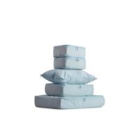 Nere - Stori Packing Cubes for Suitcases & Travel Backpacks, 5 Pack - Small, Medium & Large - Lightweight, Zip Closure - Sky Blue