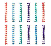 Nereds 12Pcs Finger Traps Magical Gimmick Toy Assorted Colors Classic Wooden Finger Traps for Birthday Party Favors and Supplies