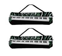 Nereds 2pcs Inflatable Musical Keyboard PVC Electronic Keyboard Toy Electric Blow up Keyboard Piano Funny Inflation Props for 80s 90s Party Music Theme Party Photo Booth Prop Stage Props