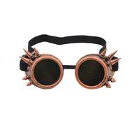Nereds Steampunk Goggles Cyber Glasses Vintage Goggles Spiked Glasses Cyber Welding Punk Gothic Halloween Cosplay Sunglasses Dress-Up Accessories