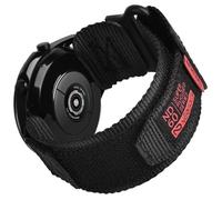 Nereides 22mm Watch Strap Compatible with Samsung Galaxy Watch 3 45mm/Watch 46mm/Gear S3, for Amazfit GTR/Huawei GT/Garmin Venu, Nylon Replacement Sports Band for Men Women (Black)