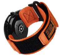 Nereides 22mm Watch Strap Compatible with Samsung Galaxy Watch 3 45mm/Watch 46mm/Gear S3, for Amazfit GTR/Huawei GT/Garmin Venu, Nylon Replacement Sports Band for Men Women (Orange)