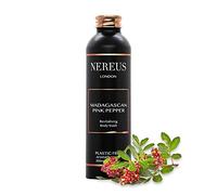 Nereus - Organic Luxury Bath & Shower Gel, Vegan, Plastic Free, with Revitalising Madagascan Pink Pepper and Fresh Ginger (250ml)