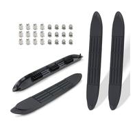 Nerf Bar Replacement Pads for 3" Round Nerf Step Bars, 21" X 3" Durable Non-Slip Running Boards Pads 5 Holes with 24 Pins (4 Pack)