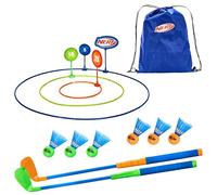 NERF Birdie Golf Game - Fun Backyard Golf Game - Practice Your Chipping Game - Complete Set with Golf Clubs, Scoring Rings, Birdie Balls & Carry Bag