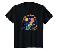Nerf Birthday Celebrating My 7th Birthday Logo T-Shirt, Youth, Black, Large
