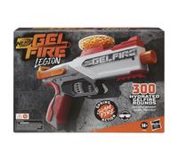 Nerf Pro Gelfire Legion Blaster, 300 Hydrated Gelfire Rounds, 130 Round Hopper, Spring Action, Eyewear