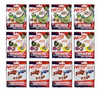 Nerf - Blind Bag Party Favour Sets - 4 of Each Style, 12, Pieces
