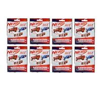 Nerf - Blind Bag Party Favour Sets - Blaster Clip Keychain/Charms - Pack of 8