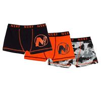 Nerf Boys Official Boxer Shorts Multi Pack Trunks for Kids Camouflage Underwear Briefs Boxers Trunks (Pack of 3) Fits 7-8 Years