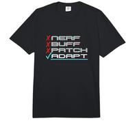 Nerf Buff Patch - Adapt - Funny Cool Fighting Gamer Comfort Colors Adult Heavyweight T-Shirt