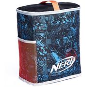 Nerf Bunkr BKN-3427 Ready Reload Bag - Licenced Nerf Storage Solution for Extra Darts and Accessories - Features Lightweight, Easy Access Side Pockets, Carry Handle and Zipper, 8+ Years