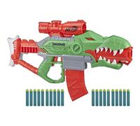 Nerf Dino Squad Rex-Rampage Motorised Dart Blaster 10-Dart Clip 20 Darts Hasbro