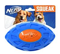 Nerf Dog 6in TPR EXO Squeak Football - Blue/Orange