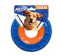 Nerf Dog 6in TPR EXO Squeak Ring - Blue/Orange