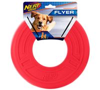 Nerf Dog Atomic Flyer Flying Disc - 10-inch, Lightweight, Durable & Water-Resistant - Medium/Large for Beach/Pool | Code 2891