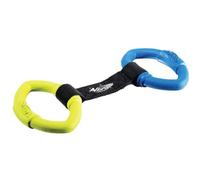 Nerf Dog Dog Toy, 2 Ring Strap Tug, 2 Ring Pull Toy for Dogs, Multi-Colour