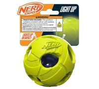 Nerf Dog Medium LED Bash Ball Light-Up Green Dog Toy