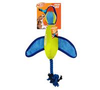 Nerf Dog Launching Duck with Crinkle Wings, 16.5-Inch Ultraplush Interactive Toy for Dogs, Green/Light Blue