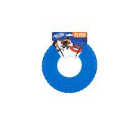 Nerf Dog Rubber Tire Flyer Dog Toy, Flying Disc, Lightweight, Durable, Floats in Water, Great for Beach and Pool, 10 Inch Diameter, for Medium/Large
