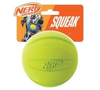 Nerf Dog Squeak Ball, 4.25-Inch, Green