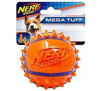 Nerf Dog TPR Spike Ball Dog Toy Thermoplastic Rubber 9 cm Orange