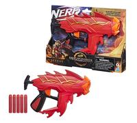 NERF DragonPower Fireshot Dart Blaster Inspired by Dungeons and Dragons 5 Darts 4-Dart Storage Priming Handle