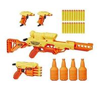 Nerf Alpha Strike Battalion Set - Includes 4 Blasters, 4 Half-Targets, and 25 Official Nerf Elite Darts - For Kids, Teens, Adults