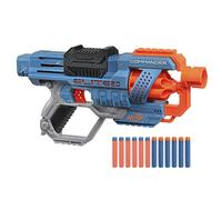 Nerf Elite 2.0 Commander RD-6 Dart Blaster, 12 Elite Darts, 6-Dart Rotating Drum, Blasters, Kids Outdoor Toys for 8 Year Old Boys & Girls and Up