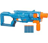 Lanzador Nerf Elite 2.0 Contender con Cilindro de 6 Dardos, 6 Dardos Nerf Elite y empuñadura extraíble - para Juegos en Exteriores