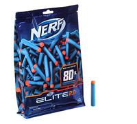 NERF Elite 2.0 Dart Refill, 80 Elite Darts, Compatible with All Blasters That Use Elite Darts, Kids Outdoor Games