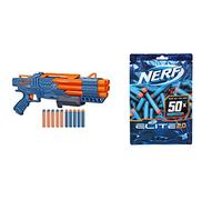 Nerf Elite 2.0 Ranger PD-5 Blaster, 5-Barrel Blasting, 10 Nerf Elite Darts, Easy To Use, Dart Storage, Pump Action & Elite 2.0 50-Dart Refill Pack - Includes 50 Official Elite 2.0 Darts