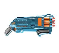 Nerf Elite 2.0 Warden DB-8 Blaster, 16 Official Nerf Darts, Blast 2 Darts At Once, Tactical Rail, Slam Fire