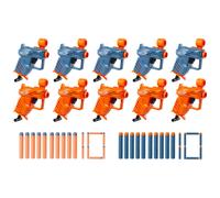 NERF Elite Ace SD-1 Party Pack 10 Blasters 20 Darts 8 Year Old Boys & Girls & Up (Amazon Exclusive)