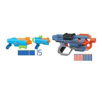 Nerf Elite Jr Ultimate Starter Set, 2 Easy Play Toy Foam Blasters, 15 Nerf Elite Darts, 2 Targets & Elite 2.0 Commander RD-6 Blaster, 12 Official Dart