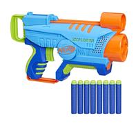 NERF Elite Junior Explorer Easy-Play Toy Foam Blaster 8 Darts for Kids Outdoor Games Ages 6 & Up