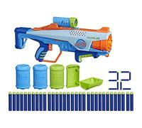 Nerf Elite Junior Rookie Pack, Easy Play Blaster, 32 Nerf Elite Darts, 4 Targets